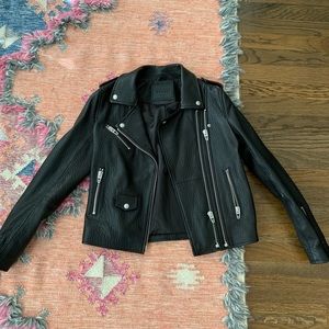 BLANK NYC LEATHER JACKET SIZE XS